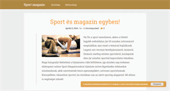 Desktop Screenshot of epiteszsport.hu